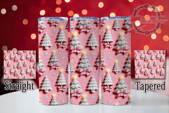 3D Christmas Tree Bow Tumbler: Elevate Your Holiday Drinkware Projects