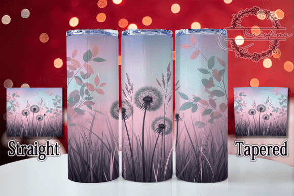 Transforming Simple Tumblers into Art: The Power of the 3D Dandelion Wildflower Design